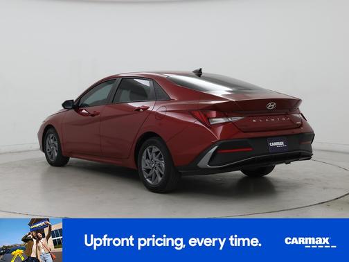 Red 2025 Hyundai ELANTRA HEV Blue