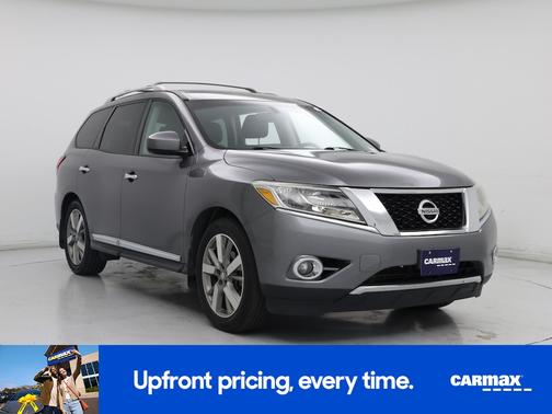 Gray 2015 Nissan Pathfinder Platinum
