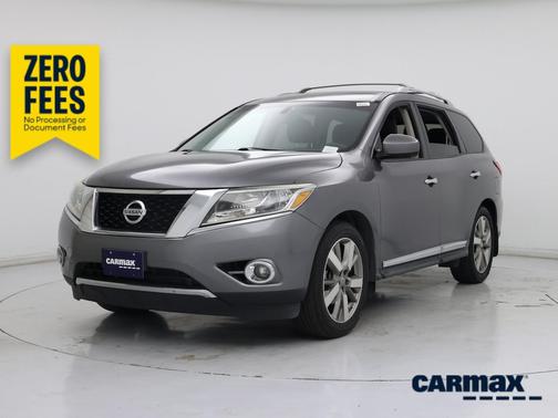 Gray 2015 Nissan Pathfinder Platinum