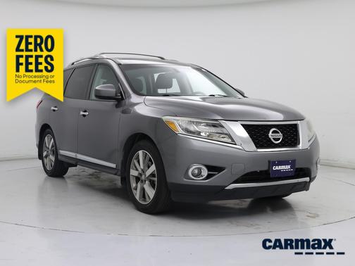 Gray 2015 Nissan Pathfinder Platinum