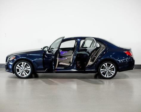 Blue 2021 Mercedes-Benz C-Class C 300 4MATIC