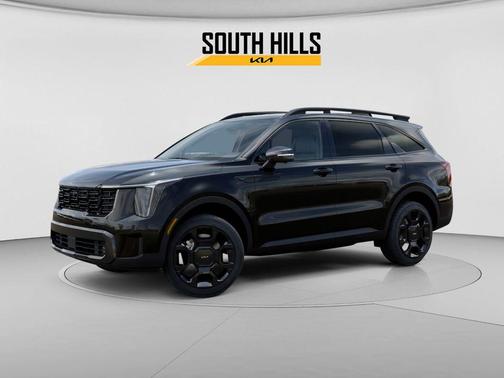 Aurora Black 2026 Kia Sorento Hybrid X-LINE SX PRESTIGE