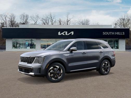 Steel Gray 2026 Kia Sorento Hybrid EX