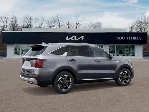 Steel Gray 2026 Kia Sorento Hybrid EX