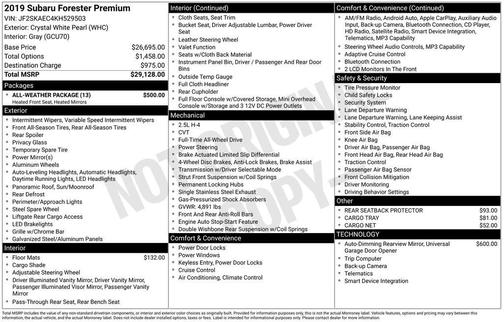 2019 Subaru Forester Premium