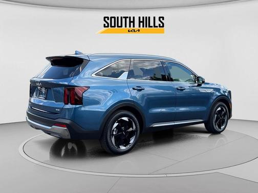 Mineral Blue 2025 Kia Sorento Hybrid EX