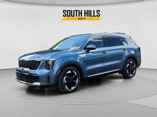 Mineral Blue 2025 Kia Sorento Hybrid EX