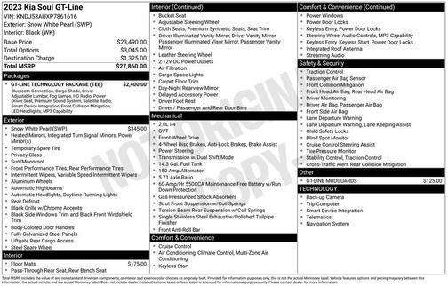 2023 Kia Soul GT-Line 2.0L