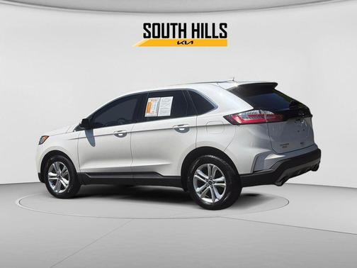 White Platinum Clearcoat Metallic 2019 Ford Edge SEL