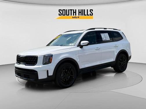 Glacial White Pearl 2025 Kia Telluride EX X-Line