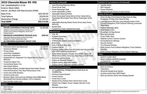 2023 Chevrolet Blazer RS