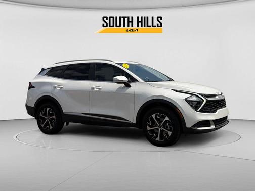 Snow White Pearl 2023 Kia Sportage Hybrid EX