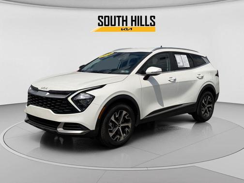 Snow White Pearl 2023 Kia Sportage Hybrid EX