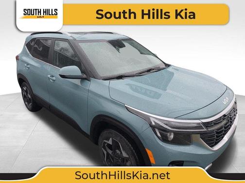 Blue 2024 Kia Seltos EX