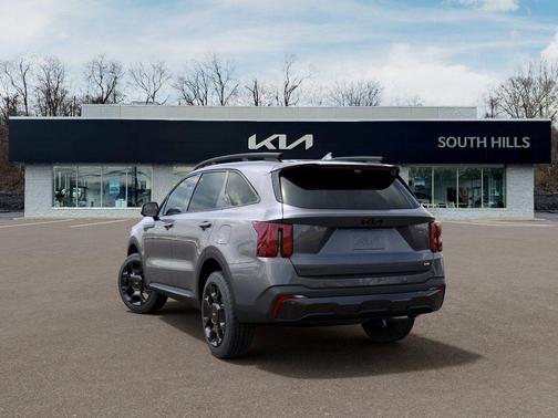 Steel Gray 2026 Kia Sorento Hybrid X-LINE SX PRESTIGE