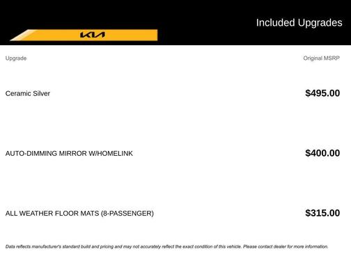 2026 Kia Carnival EX