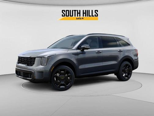 Steel Gray 2026 Kia Sorento Hybrid X-LINE SX PRESTIGE