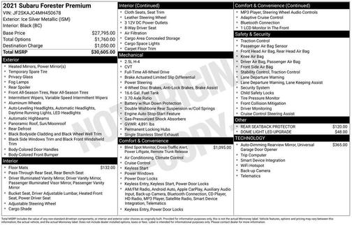 2021 Subaru Forester Premium
