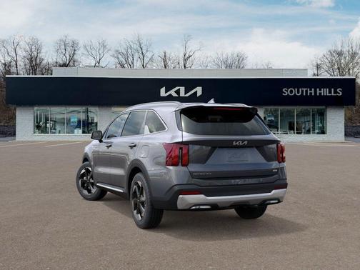Steel Gray 2026 Kia Sorento Hybrid EX