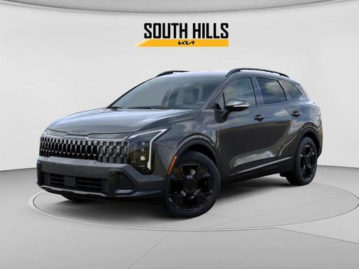 Gray 2026 Kia Sportage Hybrid X-Line