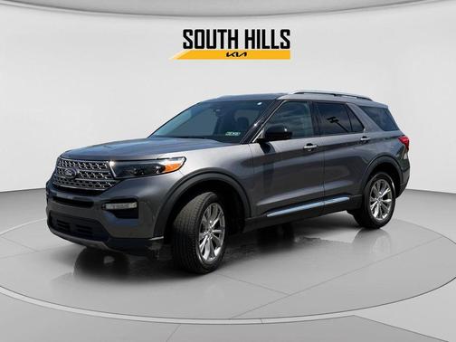 Gray Metallic 2022 Ford Explorer Limited