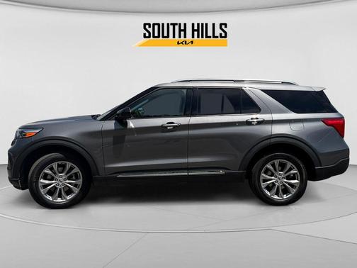 Gray Metallic 2022 Ford Explorer Limited