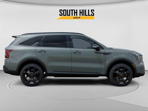 Green 2026 Kia Sorento Hybrid X-LINE SX PRESTIGE