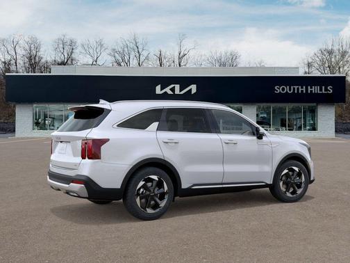 Snow White Pearl 2026 Kia Sorento Hybrid EX