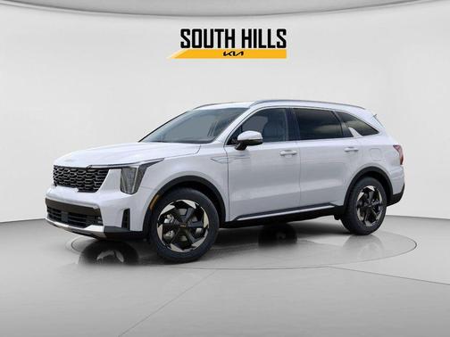 Snow White Pearl 2026 Kia Sorento Hybrid EX