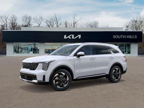 Snow White Pearl 2026 Kia Sorento Hybrid EX