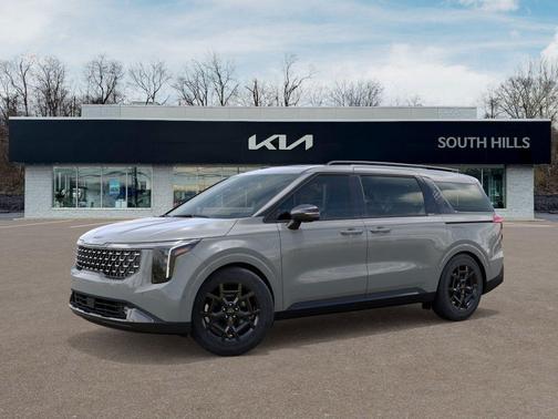 Ceramic Silver 2026 Kia Carnival Hybrid SX