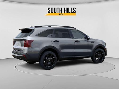 Steel Gray 2026 Kia Sorento Hybrid X-LINE SX PRESTIGE