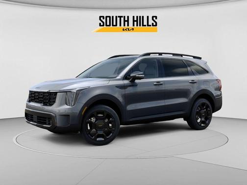 Steel Gray 2026 Kia Sorento Hybrid X-LINE SX PRESTIGE