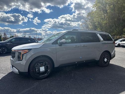 Ceramic Silver 2026 Kia Carnival Hybrid EX