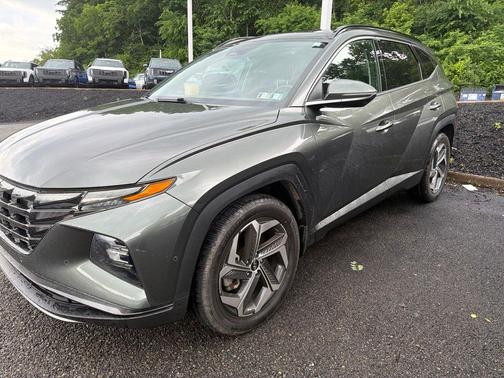 Amazon Gray 2022 Hyundai TUCSON Limited