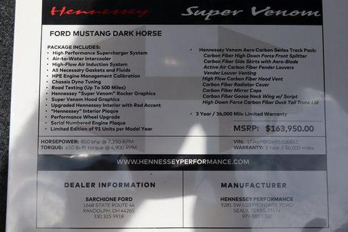 2024 Ford Mustang Dark Horse Fastback