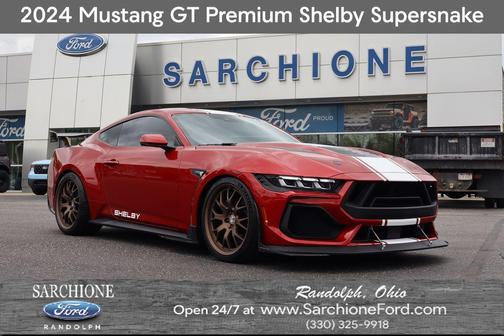 Rapid Red Metallic Tinted Clearcoat 2024 Ford Mustang GT Premium