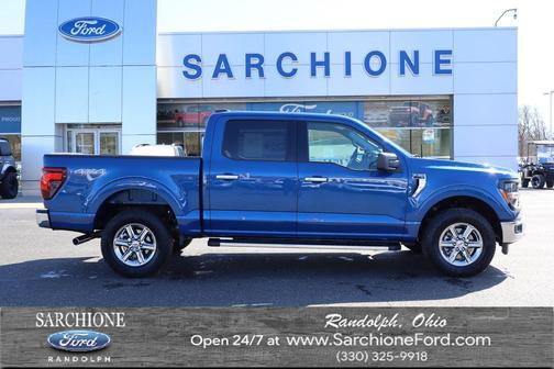 Blue 2025 Ford F-150 XLT