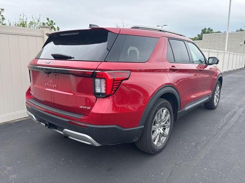 Red Metallic 2026 Ford Explorer Platinum