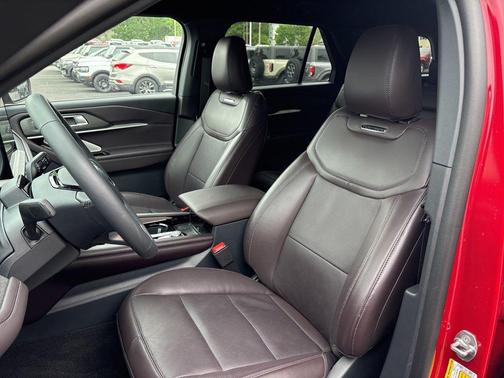 Red Metallic 2026 Ford Explorer Platinum