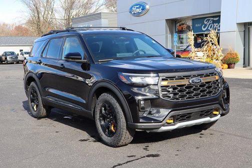 Agate Black Metallic 2026 Ford Explorer Tremor