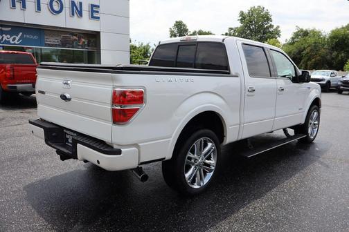 White Platinum Clearcoat Metallic 2013 Ford F-150 Limited