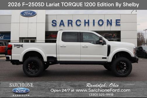 Star White Metallic Tri-Coat 2026 Ford F-250 Lariat