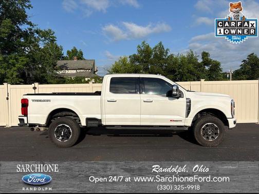 Star White Metallic Tri-Coat 2026 Ford F-350 Platinum