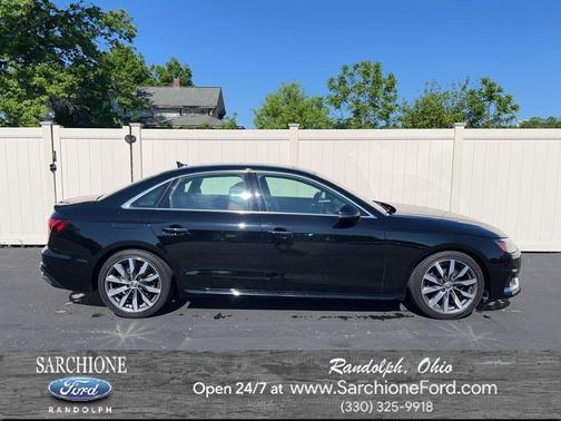 Brilliant Black 2021 Audi A4 40 Premium
