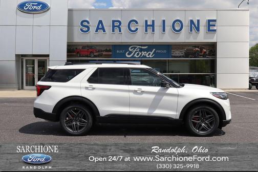 Star White Metallic Tri-Coat 2026 Ford Explorer ST