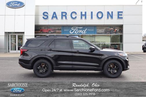 Agate Black Metallic 2026 Ford Explorer Tremor