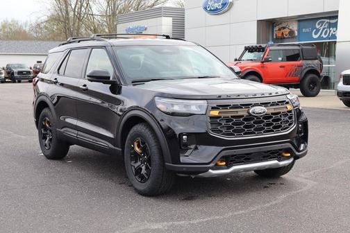 Agate Black Metallic 2026 Ford Explorer Tremor