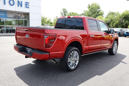 Rapid Red Metallic Tinted Clearcoat 2024 Ford F-150 Platinum