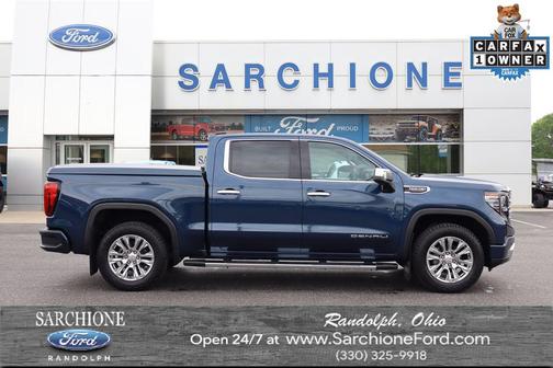 Pacific Blue Metallic 2023 GMC Sierra 1500 Denali